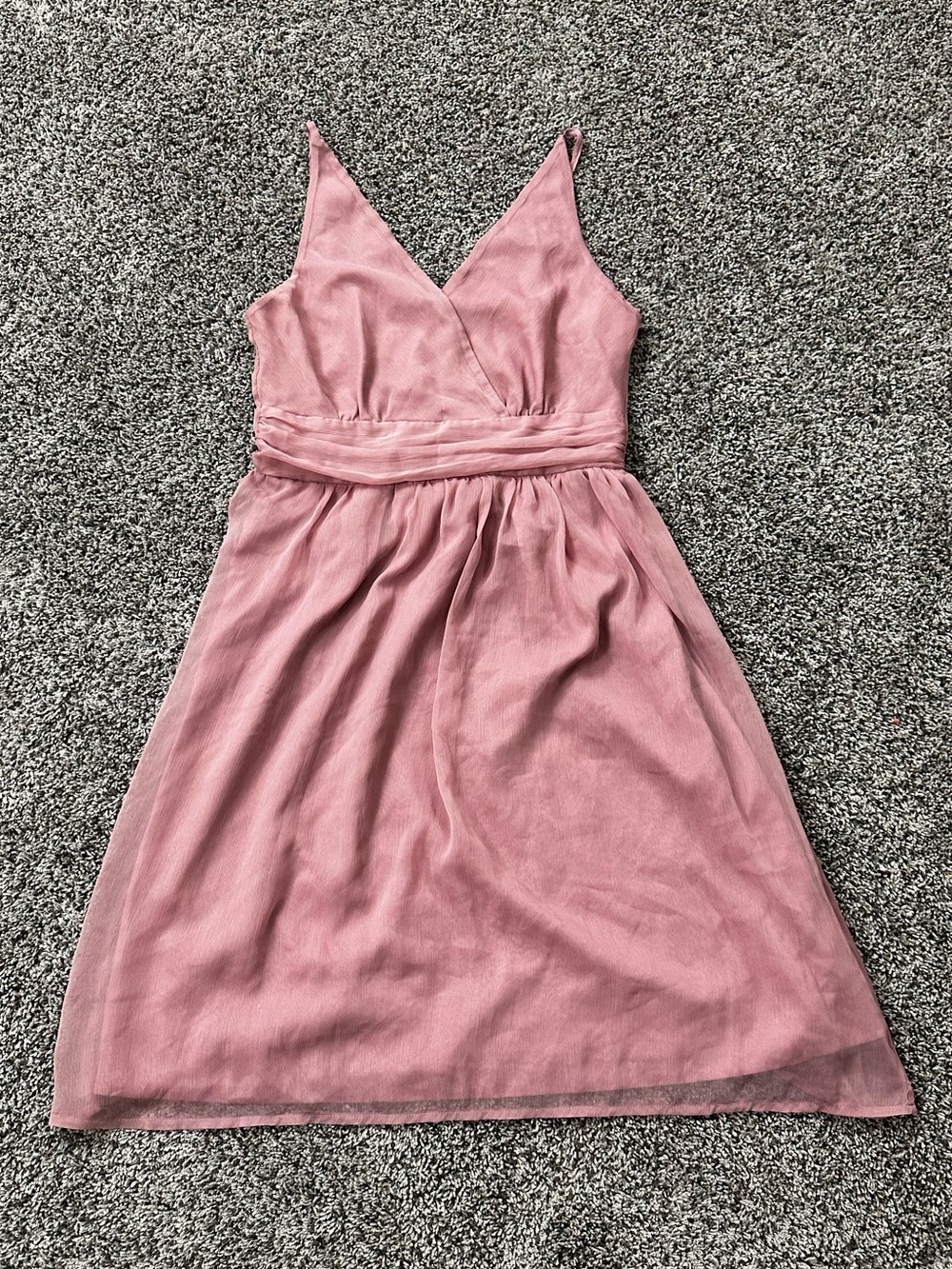 Vero Moda Dusty Rose Midi Dress (Small)